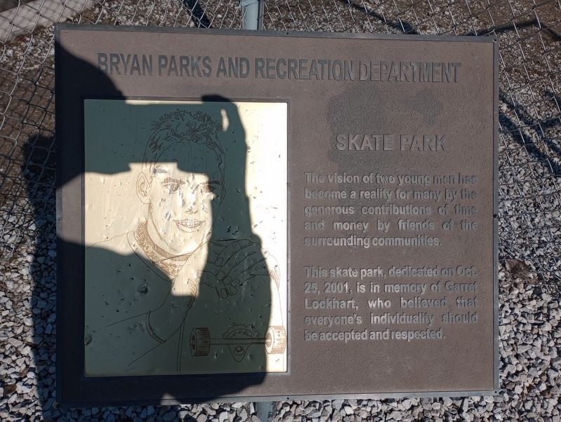 Bryan Parks and Recreation Department Marker image. Click for full size.