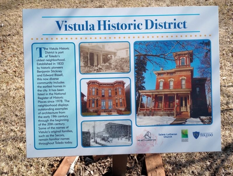 Vistula Historic District Marker. Click for full size. Vistula Historic District Marker image. Click for full size.