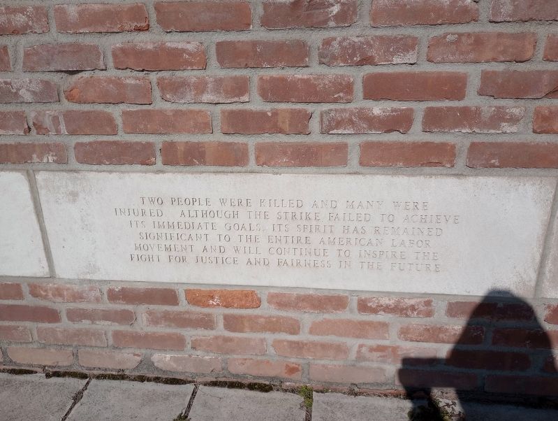 During May 1934 Marker, Side Two. Click for full size. During May 1934 Marker, Side Two image. Click for full size.