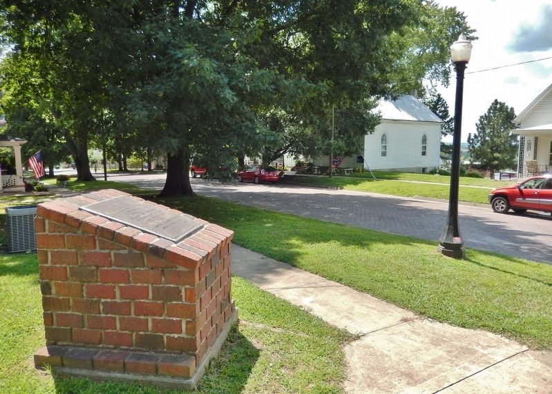 Historic Brick Portion of 4th Street Marker image. Click for full size.