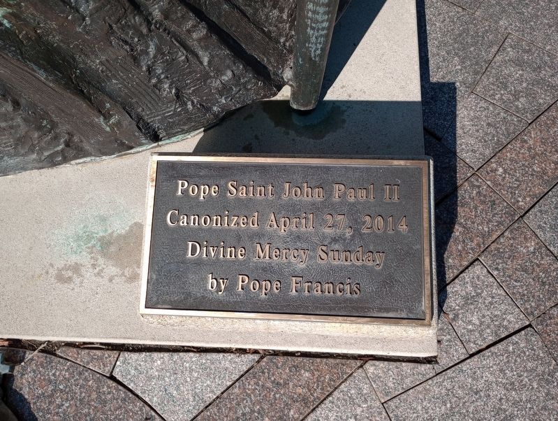 Pope Saint John Paul II Marker. Click for full size. Pope Saint John Paul II Marker image. Click for full size.