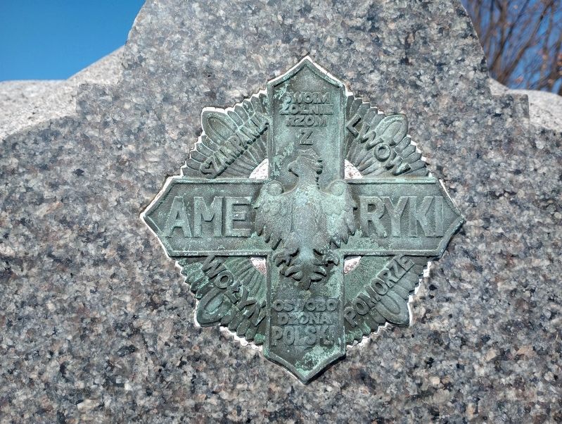 Polish Army Veterans Post 74 World War I & II Memorial. Click for full size. Polish Army Veterans Post 74 World War I & II Memorial image. Click for full size.