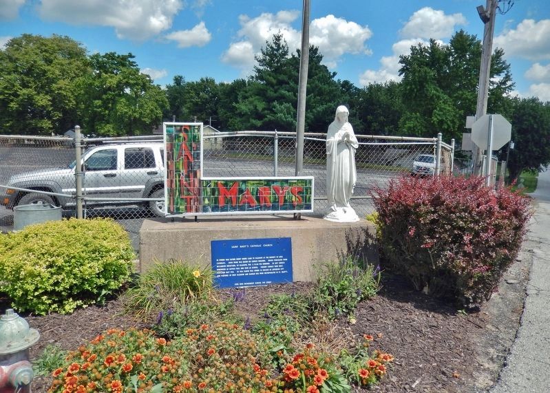 Saint Mary's Catholic Church Marker. Click for full size. Saint Mary's Catholic Church Marker image. Click for full size.