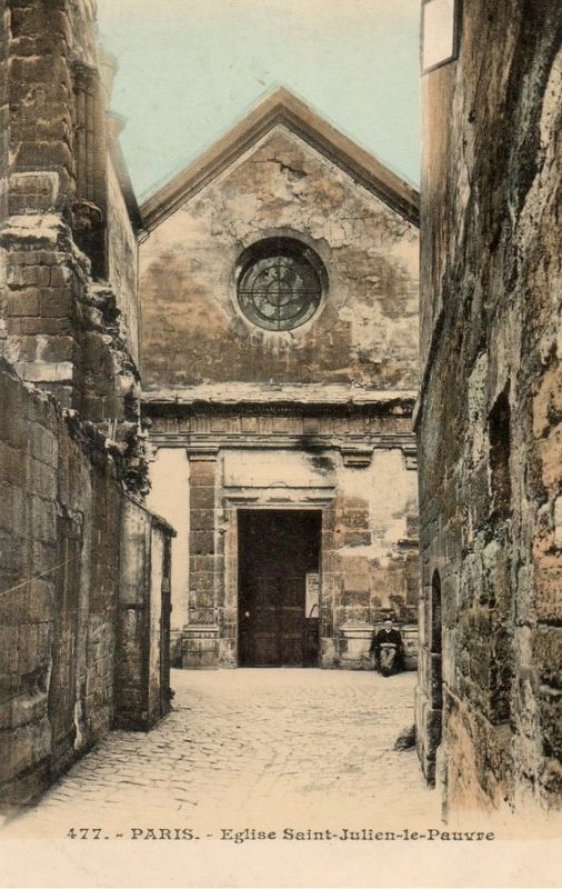 Eglise Saint-Julien-le-Pauvre. Click for full size. Eglise Saint-Julien-le-Pauvre image. Click for full size.