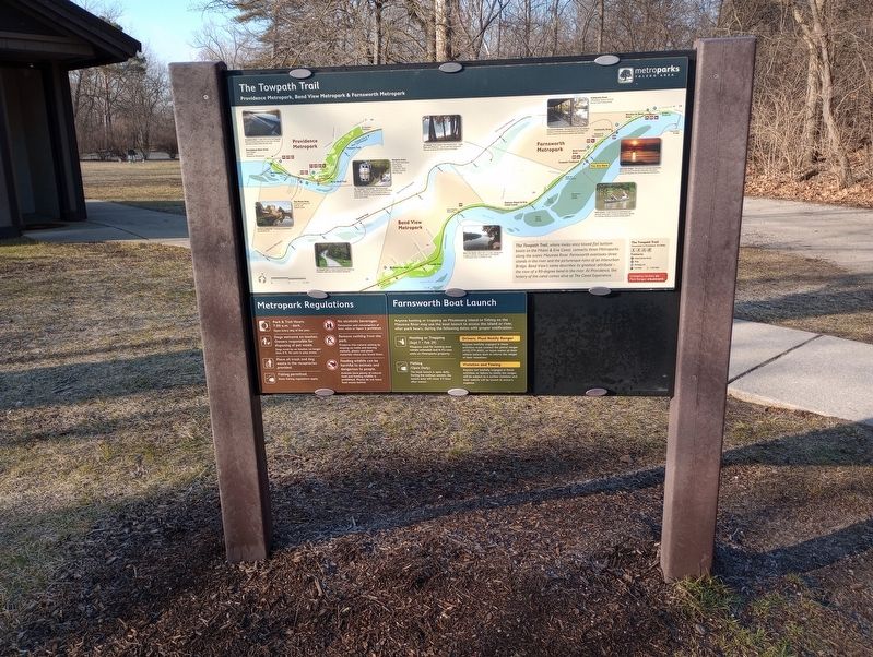 The Towpath Trail Marker, Side One image. Click for full size.