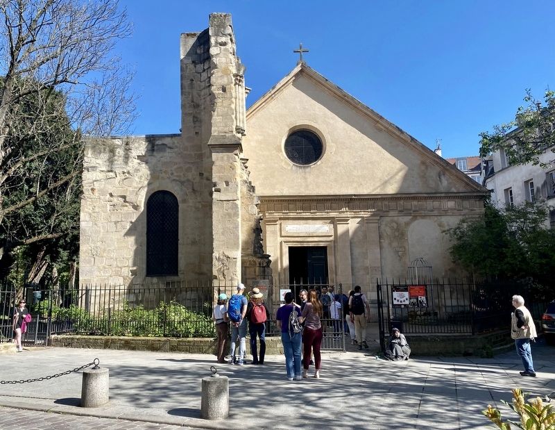 Eglise Saint-Julien-le-Pauvre and Marker. Click for full size. Eglise Saint-Julien-le-Pauvre and Marker image. Click for full size.