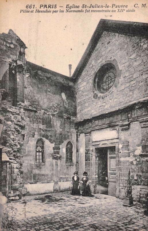 Eglise Saint-Julien-le-Pauvre. Click for full size. Eglise Saint-Julien-le-Pauvre image. Click for full size.