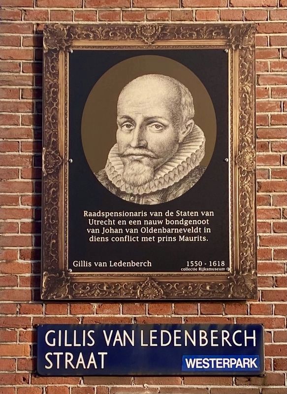 Gillis van Ledenberch Marker. Click for full size. Gillis van Ledenberch Marker image. Click for full size.