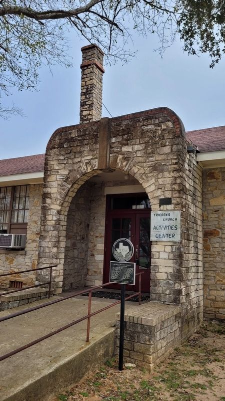 Brown's Prairie School and Building Marker. Click for full size. Brown's Prairie School and Building Marker image. Click for full size.