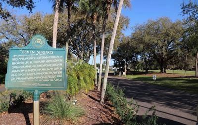Seven Springs Marker. Click for full size. Seven Springs Marker image. Click for full size.