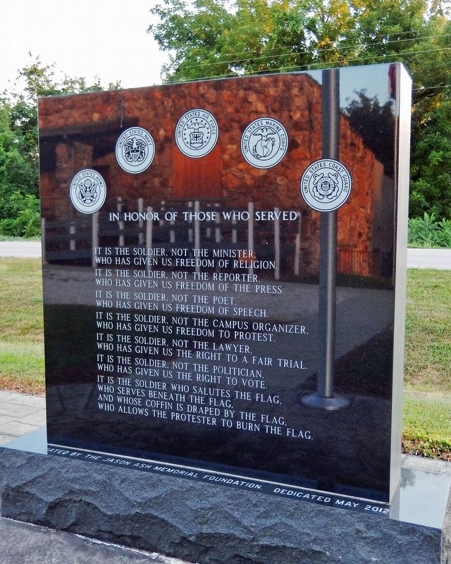 Miller County Veterans Memorial (<i>east side</i>) image. Click for full size.