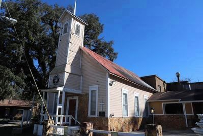 Trilby Methodist Church Marker. Click for full size. Trilby Methodist Church Marker image. Click for full size.