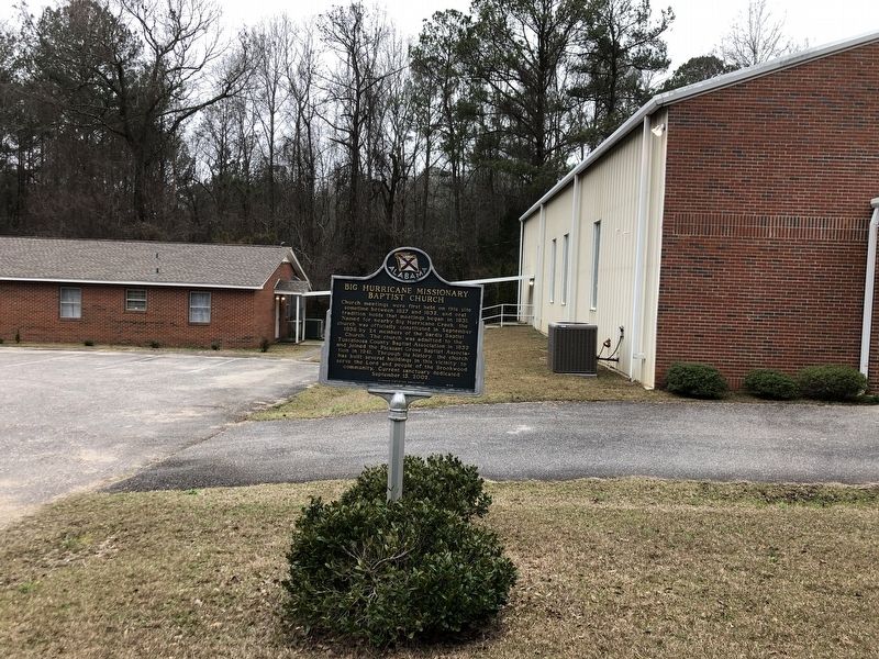Big Hurricane Missionary Baptist Church Marker image. Click for full size.