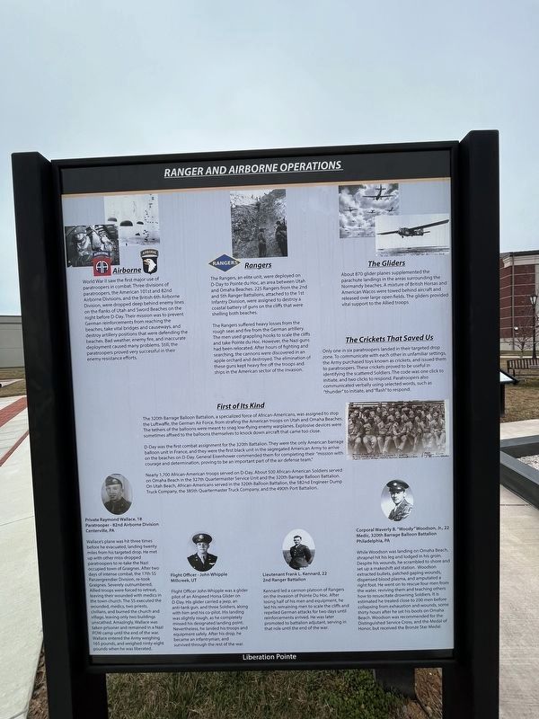Ranger and Airborne Operations Marker image. Click for full size.