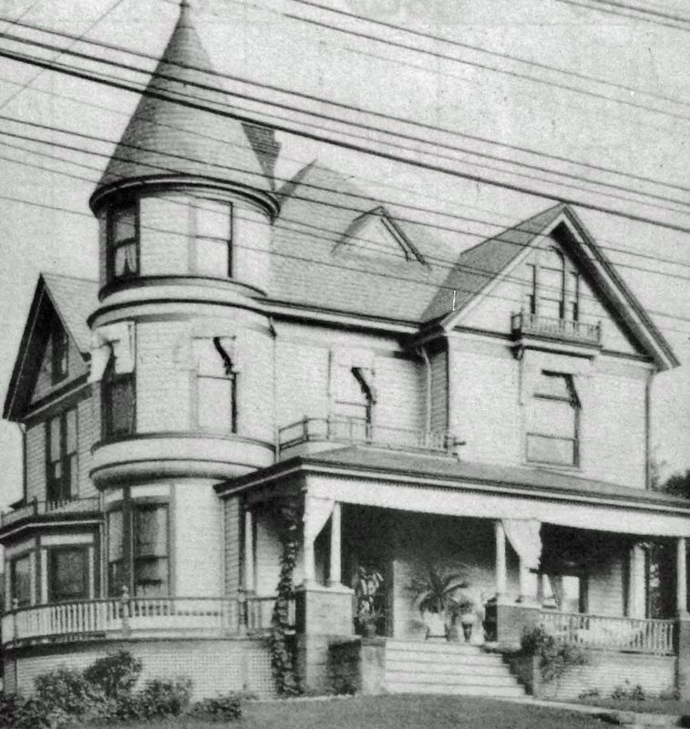 Marker detail: The Byron Porter House. Click for full size. Marker detail: The Byron Porter House image. Click for full size.