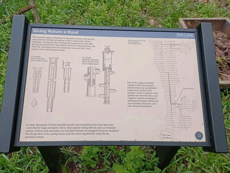 Giving Nature a Hand Marker. Click for full size. Giving Nature a Hand Marker image. Click for full size.