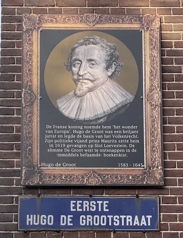 Hugo de Groot Marker. Click for full size. Hugo de Groot Marker image. Click for full size.