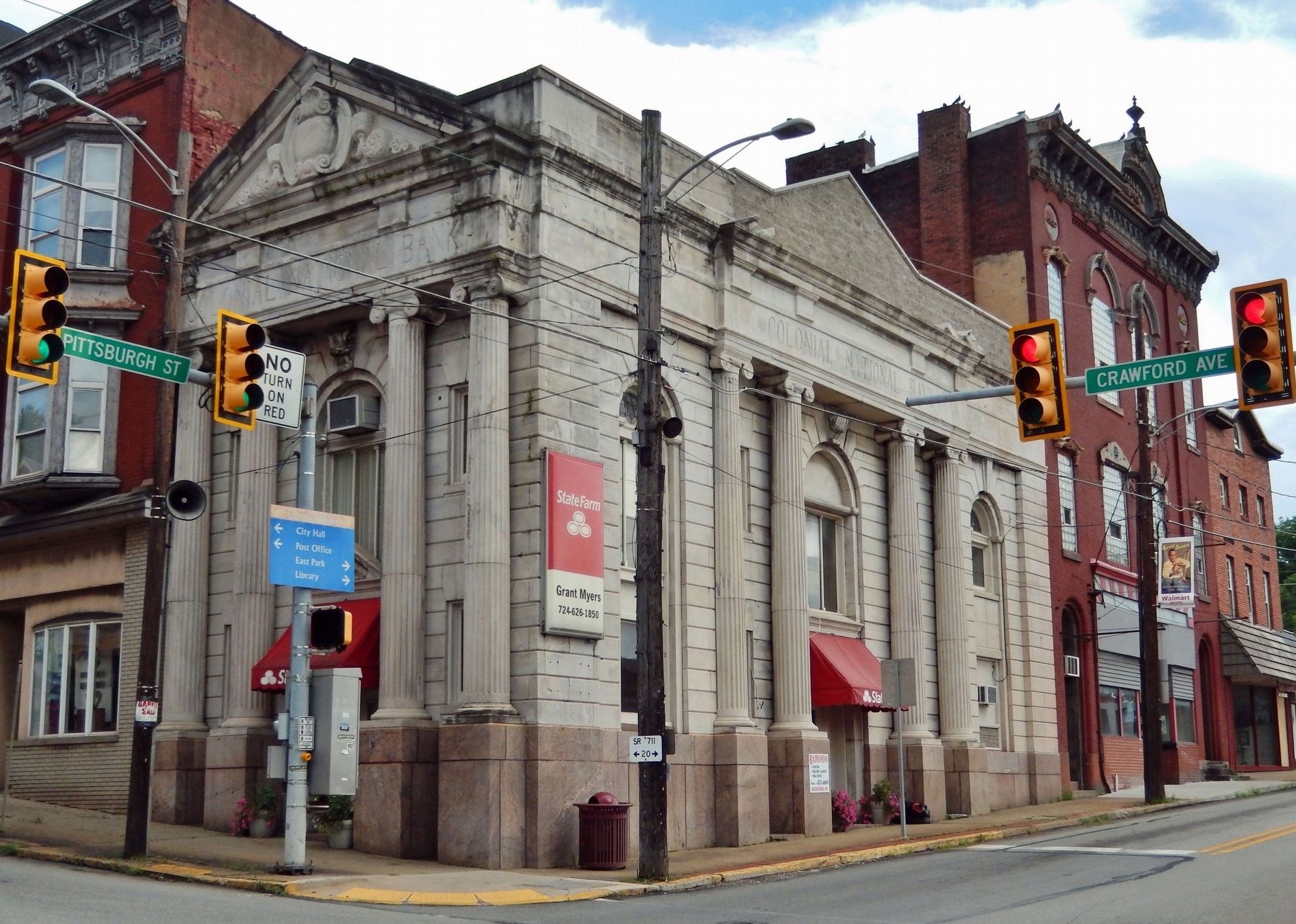 Colonial National Bank Building (1906). Click for full size. Colonial National Bank Building (1906) image. Click for full size.