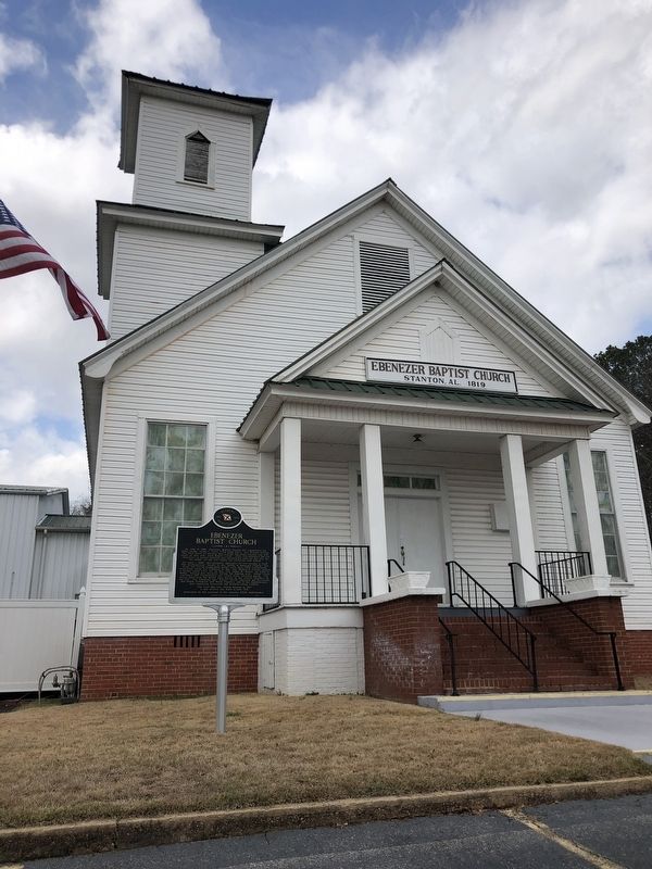 Ebenezer Baptist Church Marker. Click for full size. Ebenezer Baptist Church Marker image. Click for full size.