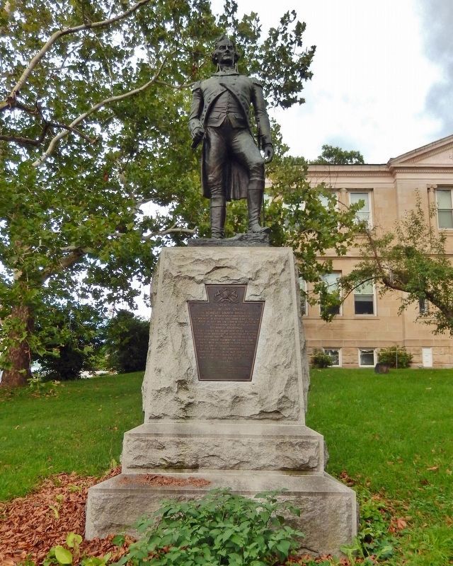 Colonel William Crawford Monument. Click for full size. Colonel William Crawford Monument image. Click for full size.