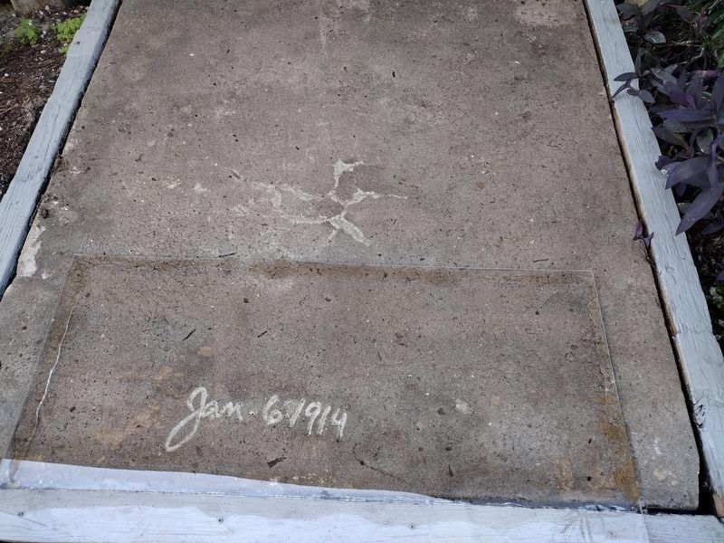 Historic Sidewalk Marker. Click for full size. Historic Sidewalk Marker image. Click for full size.