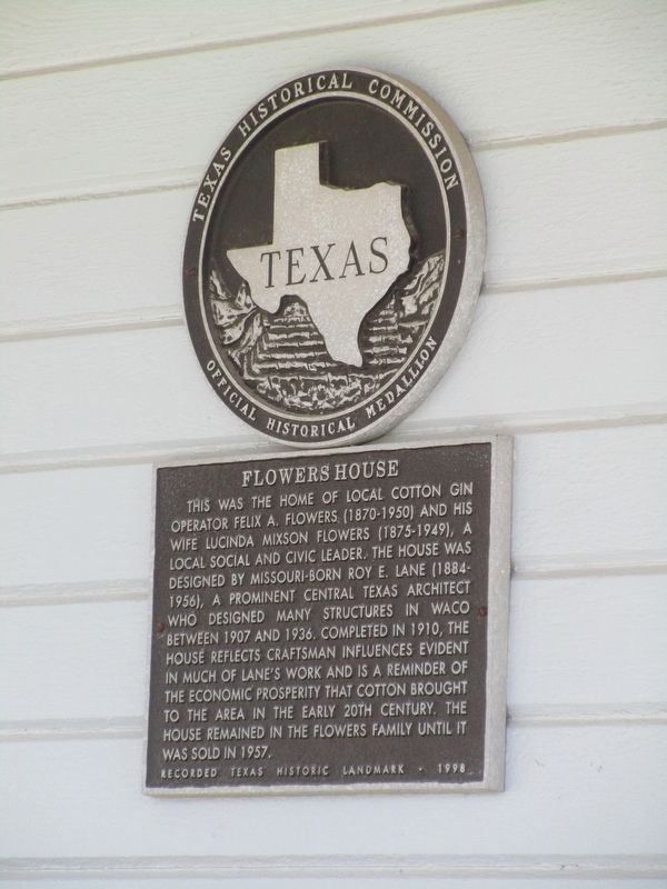 Flowers House Marker. Click for full size. Flowers House Marker image. Click for full size.