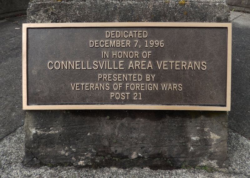 Connellsville Area Veterans Memorial. Click for full size. Connellsville Area Veterans Memorial image. Click for full size.