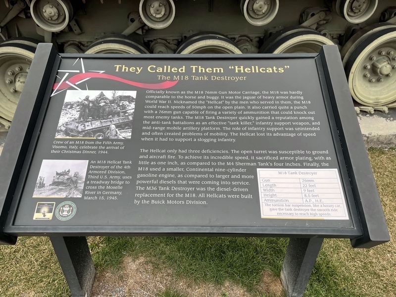 They Called Them "Hellcats" Marker. Click for full size. They Called Them "Hellcats" Marker image. Click for full size.