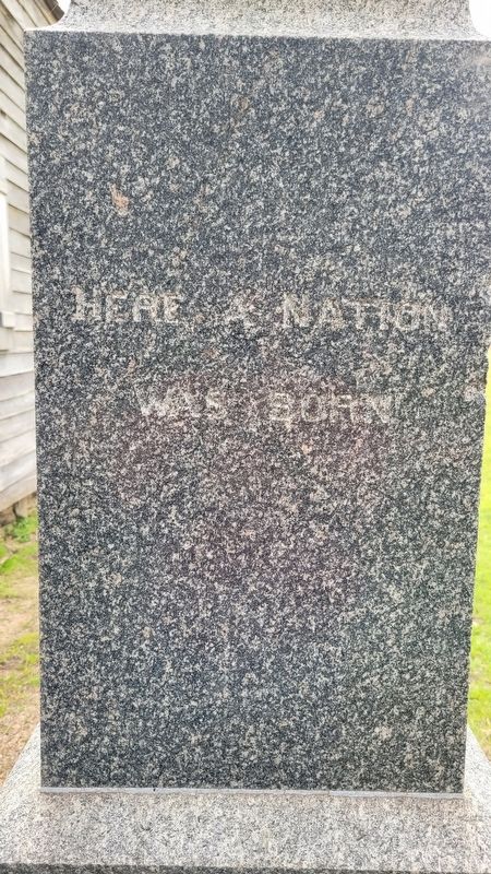 Here a Nation was Born Marker image. Click for full size.
