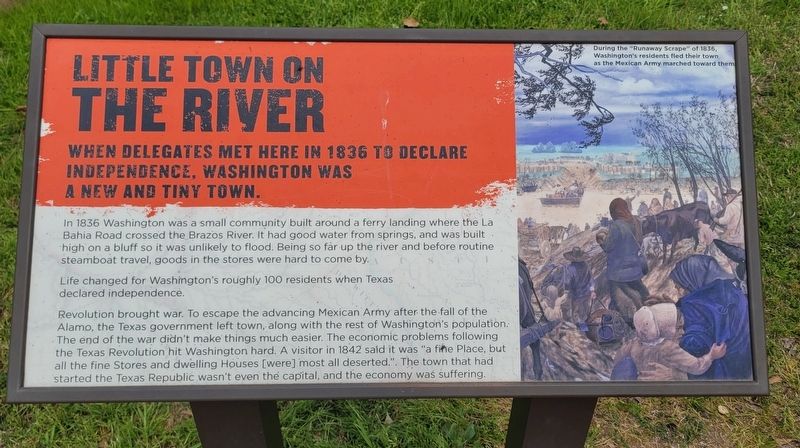 Little Town on the River Marker. Click for full size. Little Town on the River Marker image. Click for full size.