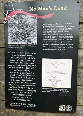 No Man's Land Marker. Click for full size. No Man's Land Marker image. Click for full size.