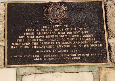 Veterans Memorial Marker. Click for full size. Veterans Memorial Marker image. Click for full size.