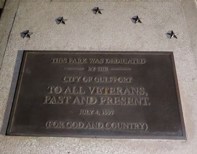 Veterans Memorial Marker. Click for full size. Veterans Memorial Marker image. Click for full size.