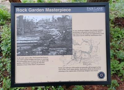 Rock Garden Masterpiece Marker. Click for full size. Rock Garden Masterpiece Marker image. Click for full size.