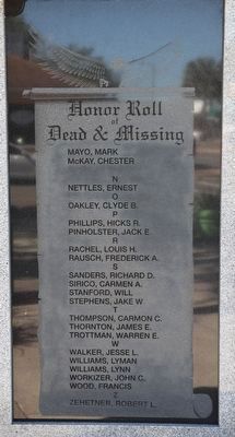 Pasco County World War II Memorial. Click for full size. Pasco County World War II Memorial image. Click for full size.