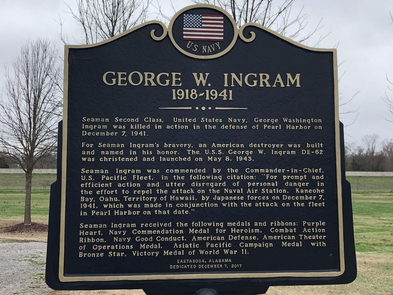 George W. Ingram Marker image. Click for full size.