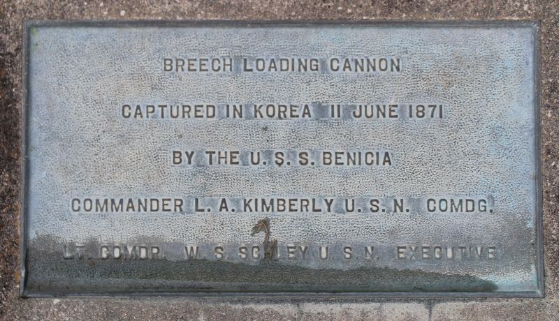 Breech Loading Cannon Marker image. Click for full size.