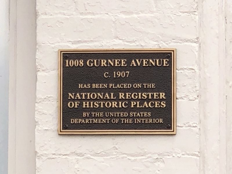 1008 Gurnee Avenue Marker. Click for full size. 1008 Gurnee Avenue Marker image. Click for full size.