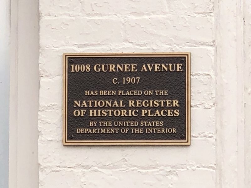1008 Gurnee Avenue Marker image. Click for full size.