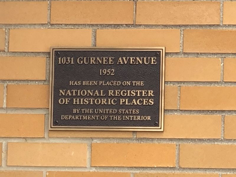1031 Gurnee Avenue Marker image. Click for full size.