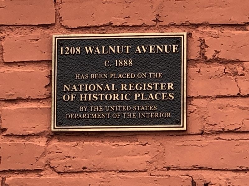 1208 Walnut Avenue Marker image. Click for full size.