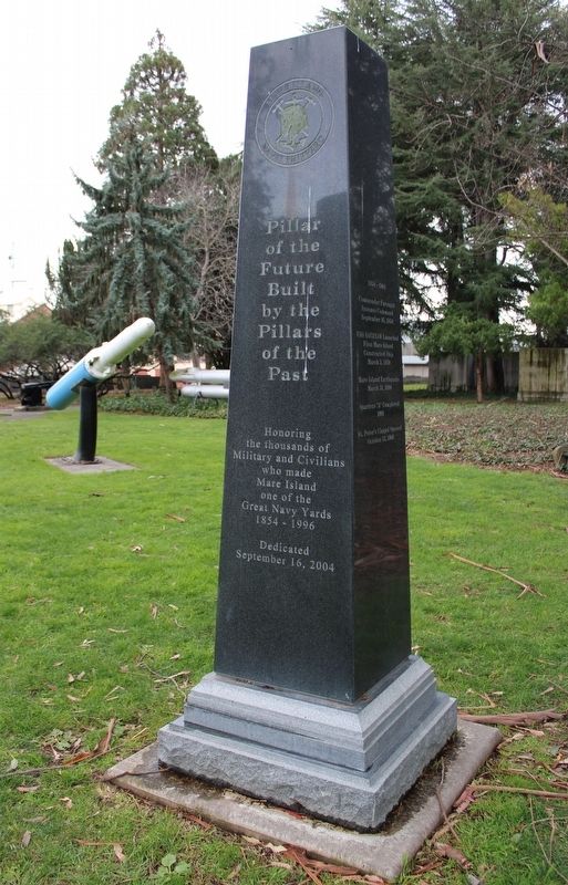 Pillar of the Future Built by the Pillars of the Past Marker image. Click for full size.