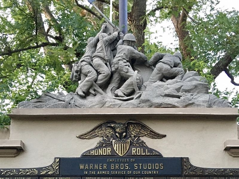 Warner Brothers War Memorial image. Click for full size.
