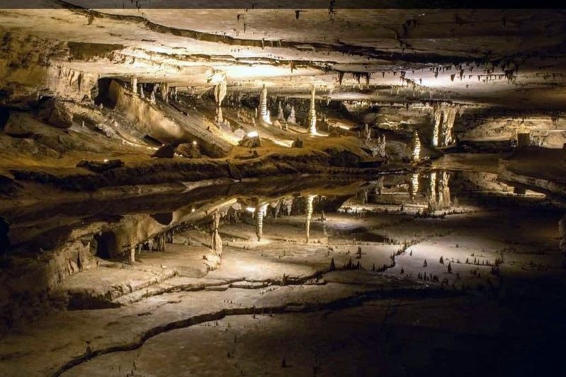 Marengo Cave National Landmark image. Click for full size.