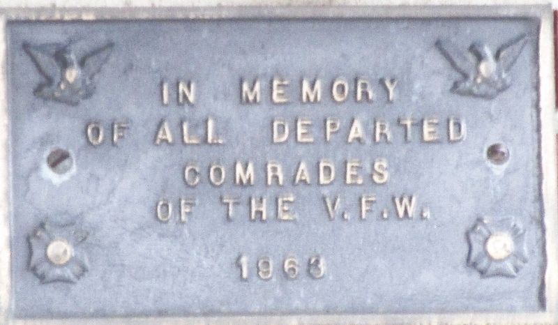 Springfield VFW Veterans Memorial. Click for full size. Springfield VFW Veterans Memorial image. Click for full size.