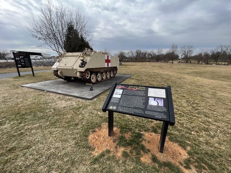 Private (PV2) Doug Wallace Marker. Click for full size. Private (PV2) Doug Wallace Marker image. Click for full size.