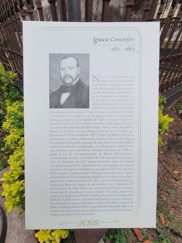 Ignacio Comonfort Marker image. Click for full size.