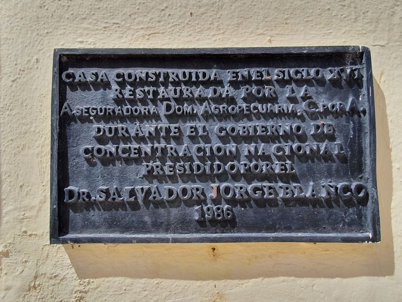 16th Century House Marker image. Click for full size.
