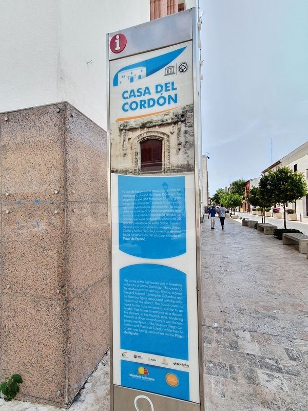 Casa del Cordon Marker image. Click for full size.