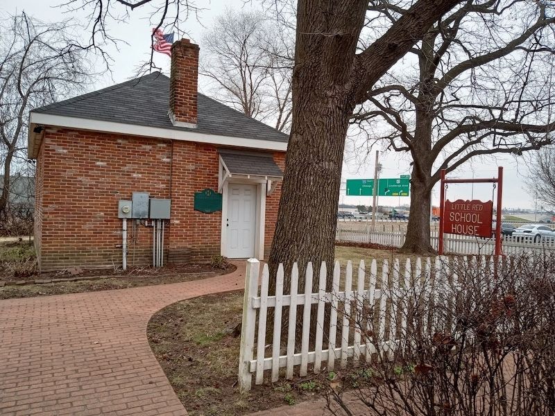 The Little Red Schoolhouse Marker. Click for full size. The Little Red Schoolhouse Marker image. Click for full size.